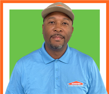 Erik, male, SERVPRO employee, in front of white background