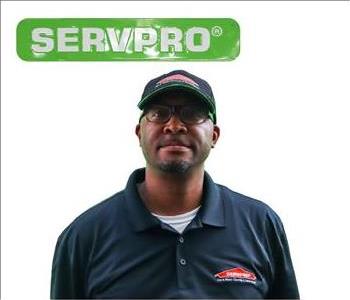 Erik, male, SERVPRO employee, in front of white background